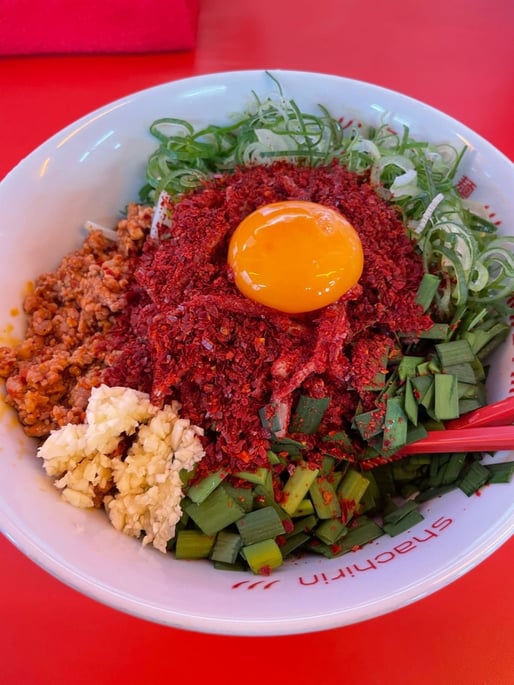 旨辛赤まぜそば 普通