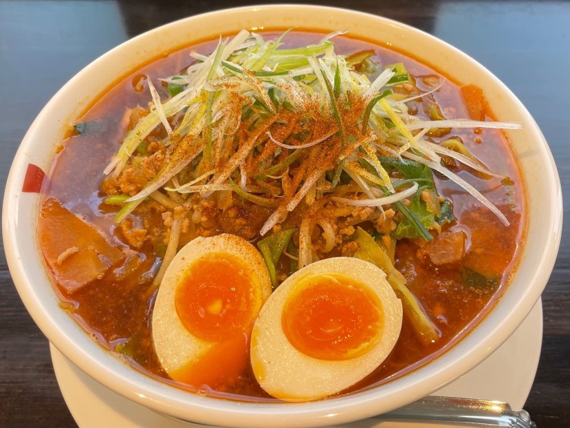 野菜タンタンメン(辛) ハバネロかけ放題？