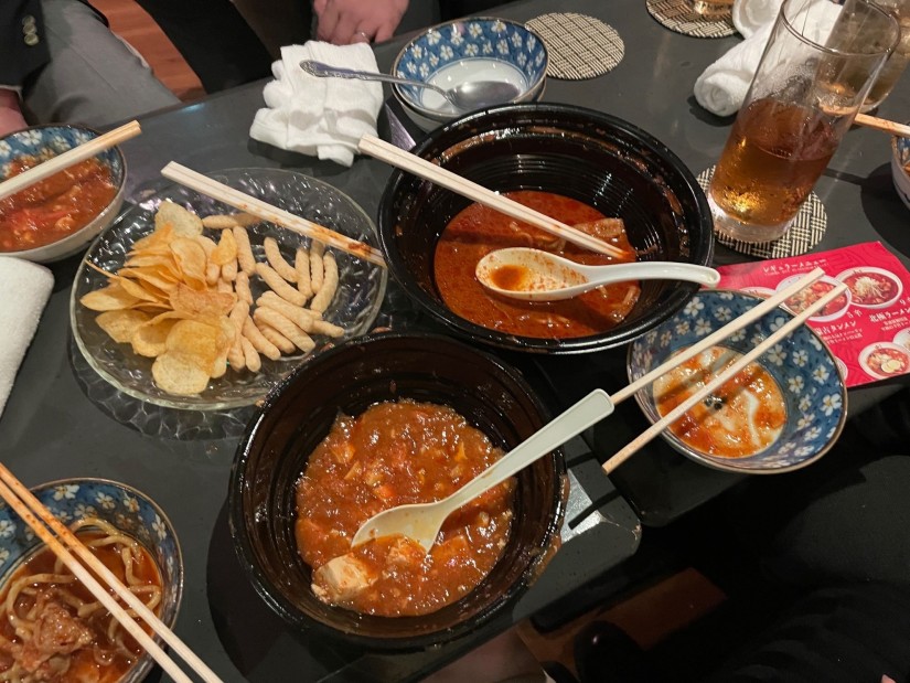 北極ラーメンと麻婆豆腐 9辛