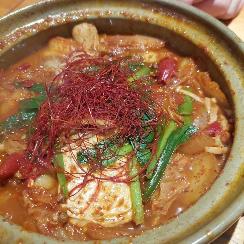 激辛チゲ鍋(裏メニュー) 4辛