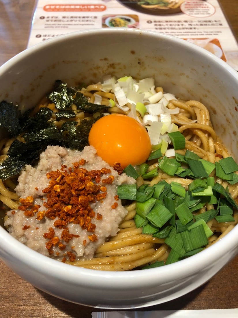 台湾風辛まぜそば 3辛(ROKOTSUNI)