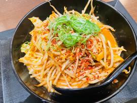 たっぷり野菜の激辛みそタンメン 唐辛子15個