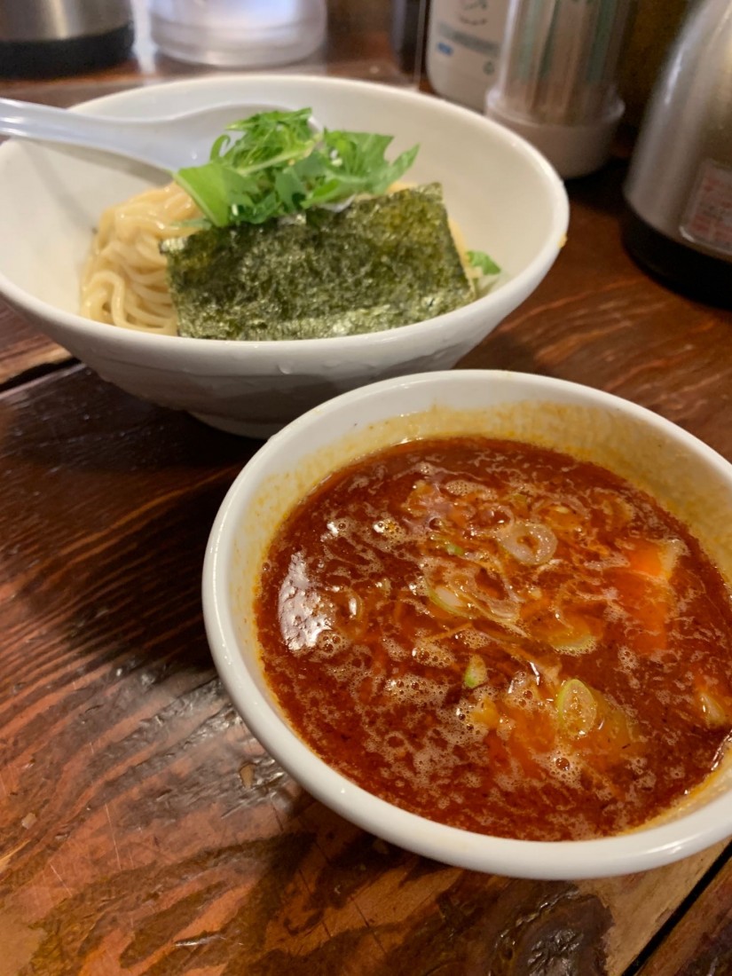 辛つけ麺 辛増し