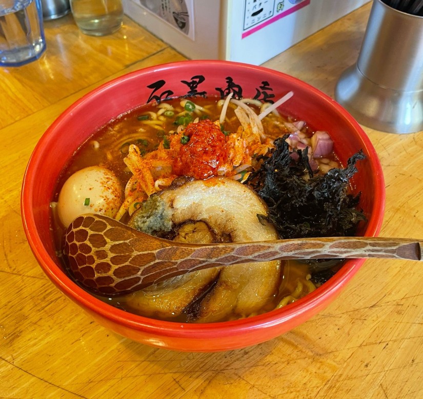 特製濃厚蟹みそらーめん 辛みだれ＋セルフ唐辛子