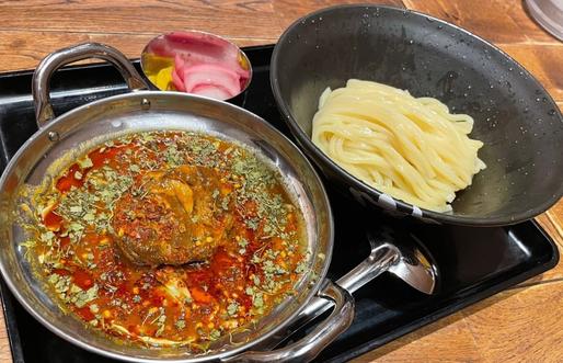 スパイシー肉塊ボルケーノつけめん 激辛❓