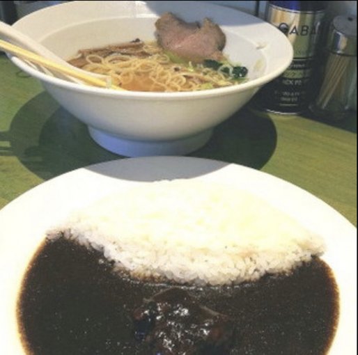支那そば半カレーセット