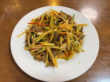 センマイの麻辣和え