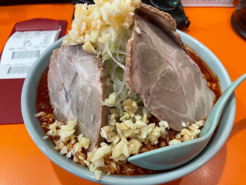 タンタンクッパ大ニンニクダブルネギチャーシュー 鬼辛×15