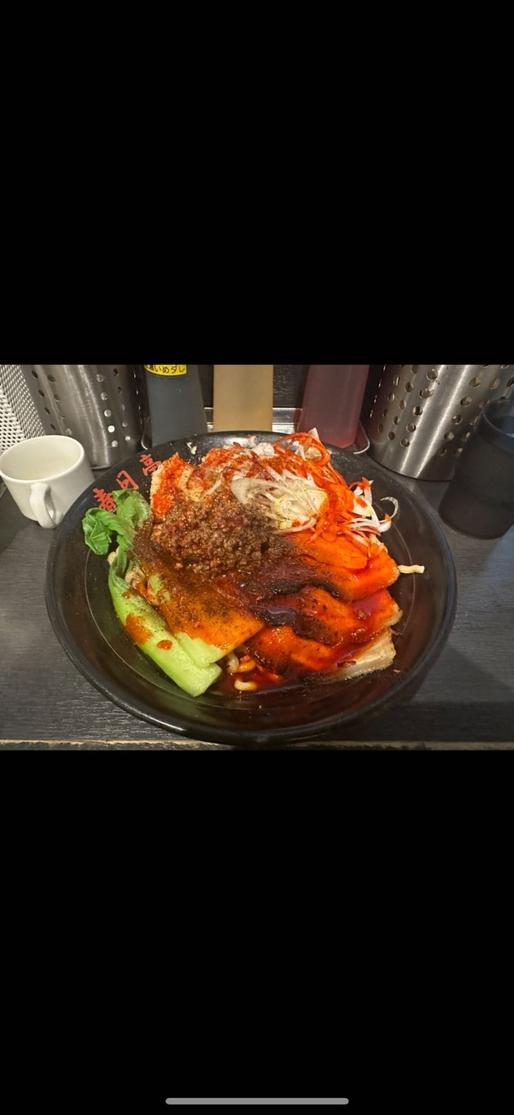 溶岩の坦々油そば  10辛