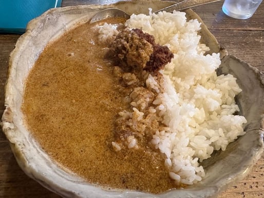 肉チーズ巻き入りチャパティごはん 激辛