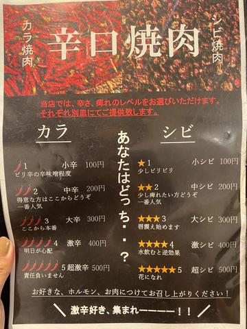 辛口焼肉 シビ3