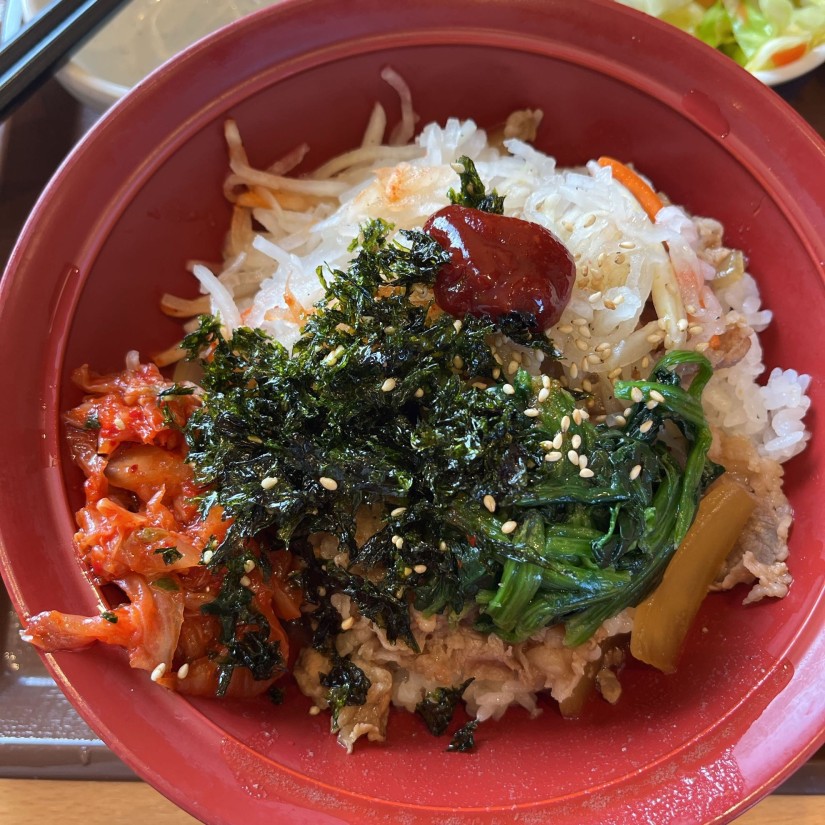 黒ビビンバ牛丼