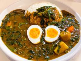 ほうれん草カレー 10辛(メニューのMax)