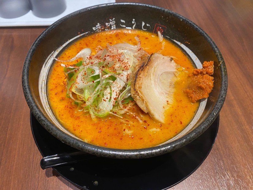 辛味噌赤ラーメン+辛味噌トッピング