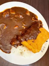 焙煎スパイスのチキンカレー チキンカツ 10辛