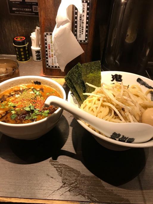 特製カラシビ味噌つけ麺 辛さ増し、痺れ増し