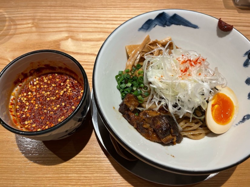 辛紅つけ麺ブルとろ山椒手もみ麺 6丁目