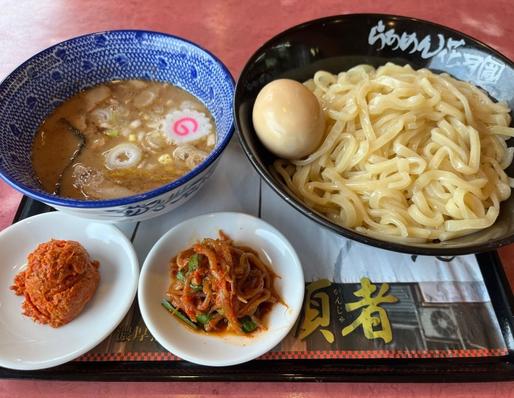 濃厚魚介豚骨 つけめん 頑者 ハバネロ×2、壺ニラ×3