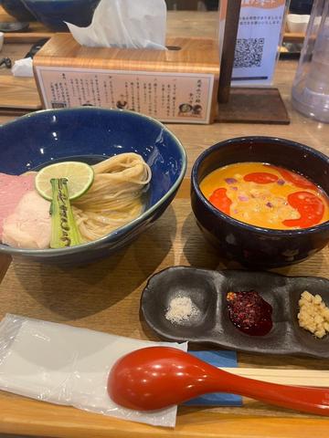 冷やし坦々昆布水つけ麺