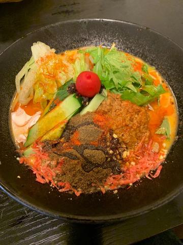 冷やし坦々麺 5辛、5痺れ