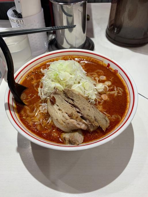 北極 辛さ5倍 ネギ、チャーシュー1枚 9