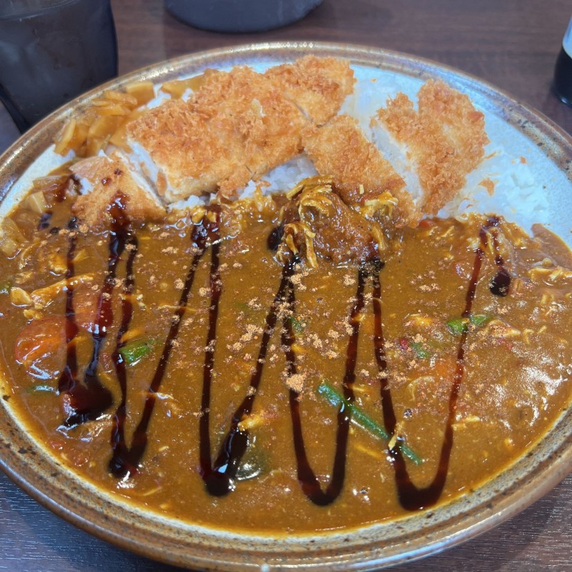 チキンと夏野菜カレー手仕込みささみカツトッピング 7辛