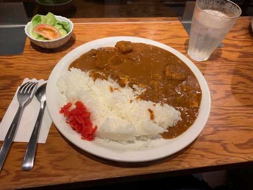 牛すじカレー 死に辛