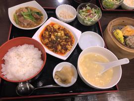 スペシャルランチセット+ハーフ坦々麺