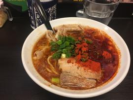 辛口肉そば 醤油 4辛
