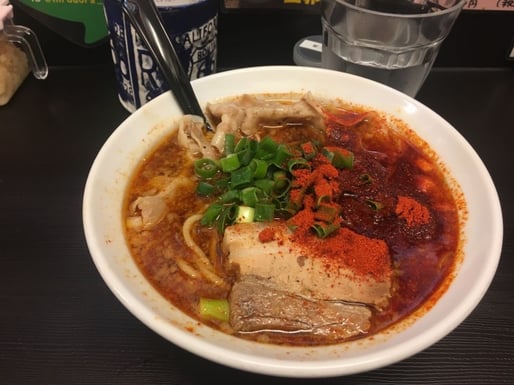 辛口肉そば 醤油 ４辛