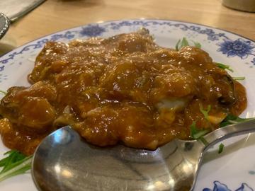 牡蠣のチリソース