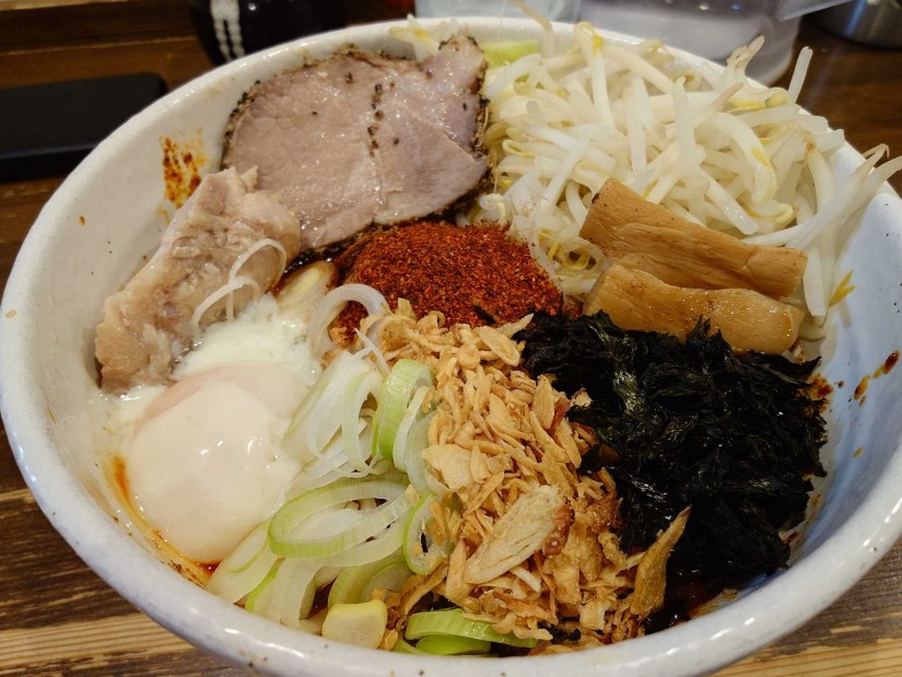 辛辛魚ませそば 辛めの辛め