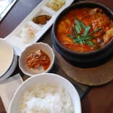 豚キムスンドゥブ 辛1（普通）、辛2（中辛）、辛3（大辛）、辛4（激辛）、辛5（超激辛）