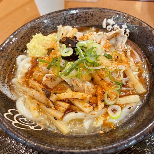 豚肉酸辣湯うどん