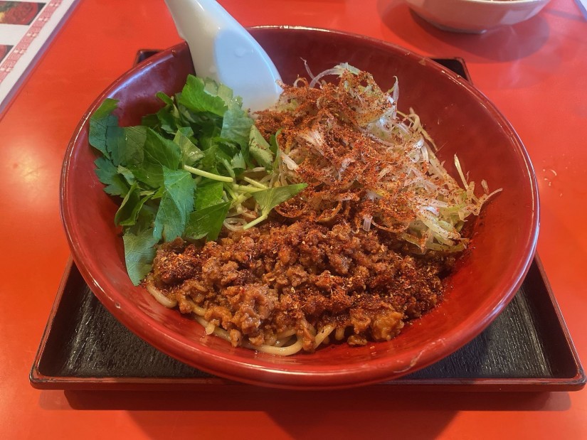 麻辣汁無し担々麺 辛さ8倍