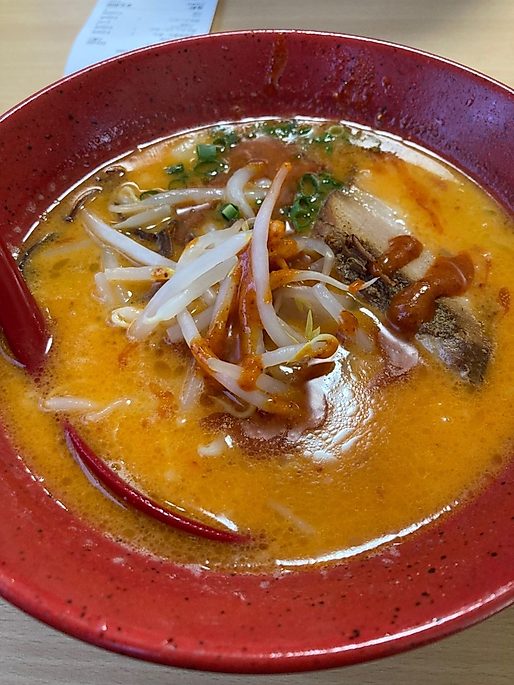 赤とんこつらーめん 激辛(＋100円)