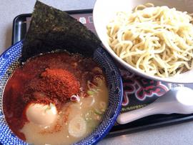 辛辛魚つけ麺 大変辛いつけ麺です。