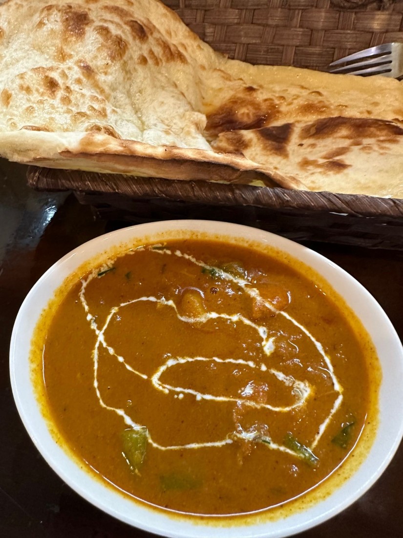 小松菜じゃがいもチキンカレー very hot