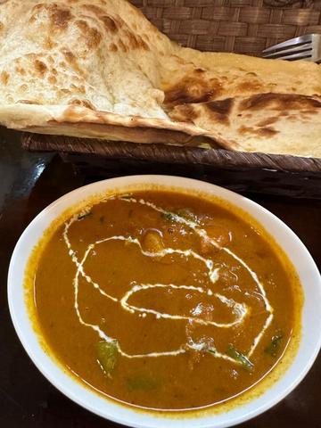小松菜じゃがいもチキンカレー very hot