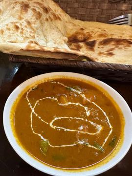 小松菜じゃがいもチキンカレー very hot