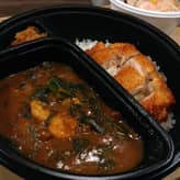 低糖質カレー6辛ポークソースほうれん草パリパリチキン海の幸 6辛