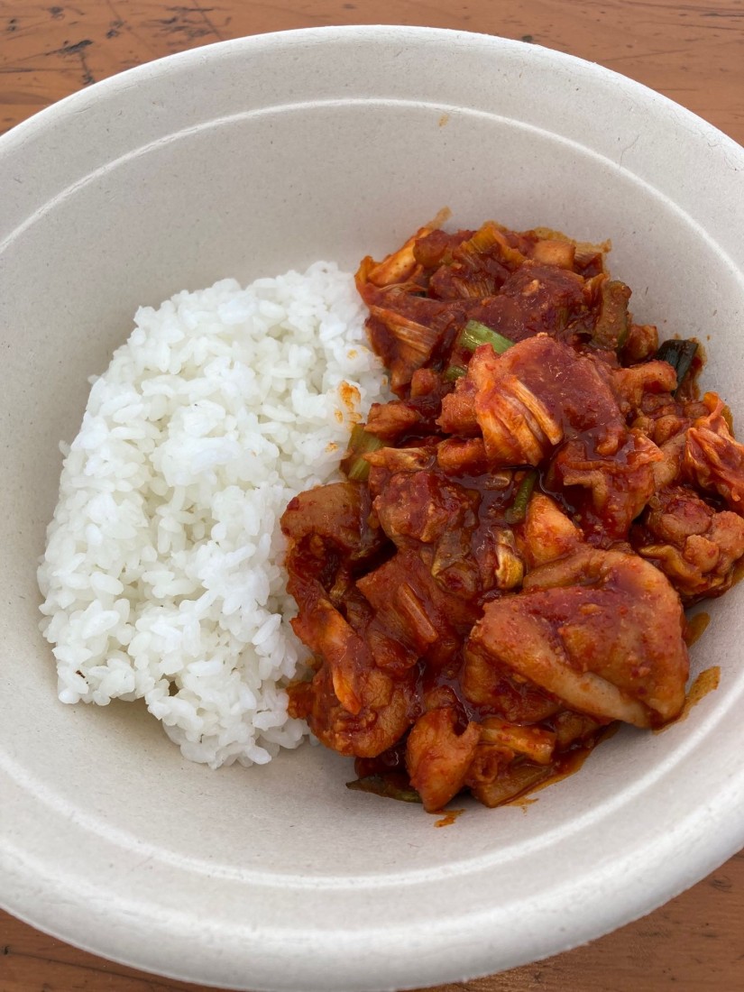 タッカルビ+ライス 2辛