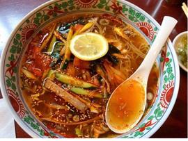 豚と葱の辛味麺