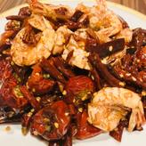 香辣虾 　ピリ辛海老炒め 🌶🌶🌶🌶🌶