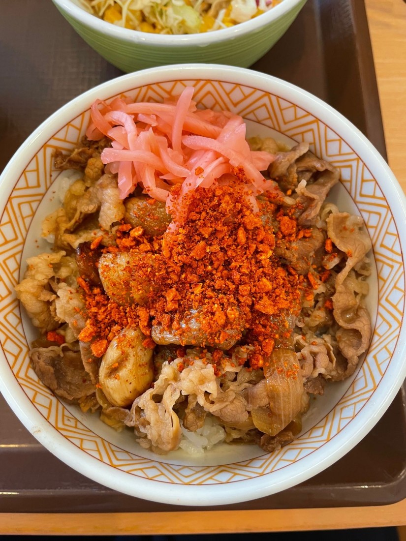 にんにくファイヤー牛丼