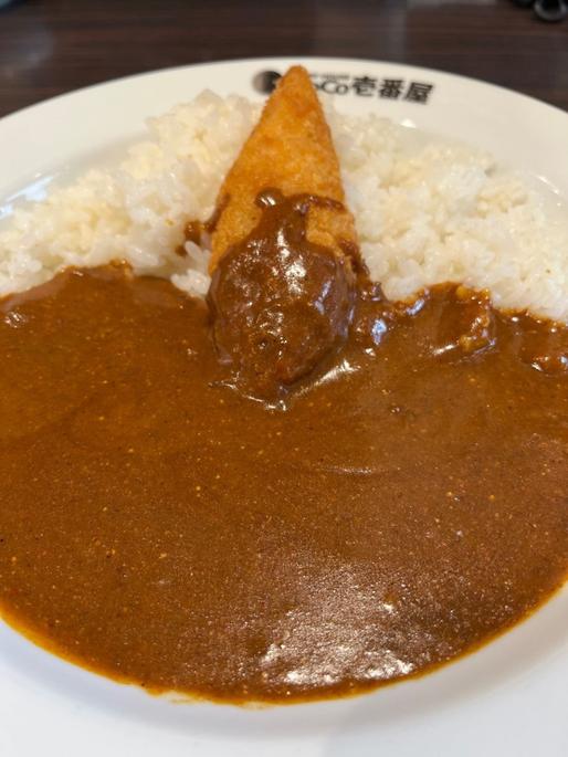 ポークカレー フィッシュフライトッピング 10辛