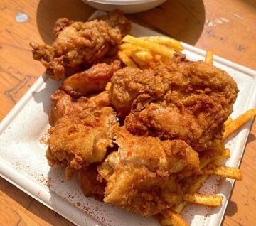 レッドポットチキン&スパイシーポテトフライ 激辛  激辛