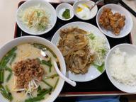 コマ焼き定食(豚骨台湾ラーメン) 辛さ増し