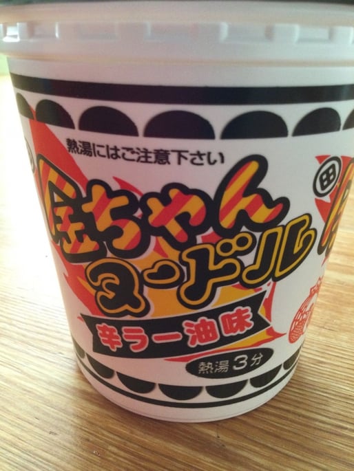 金ちゃんヌードル 辛ラー油