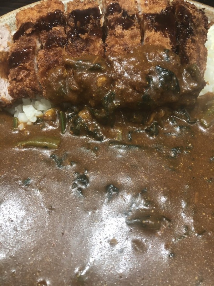 低糖質カレー + ヒレカツ 10辛